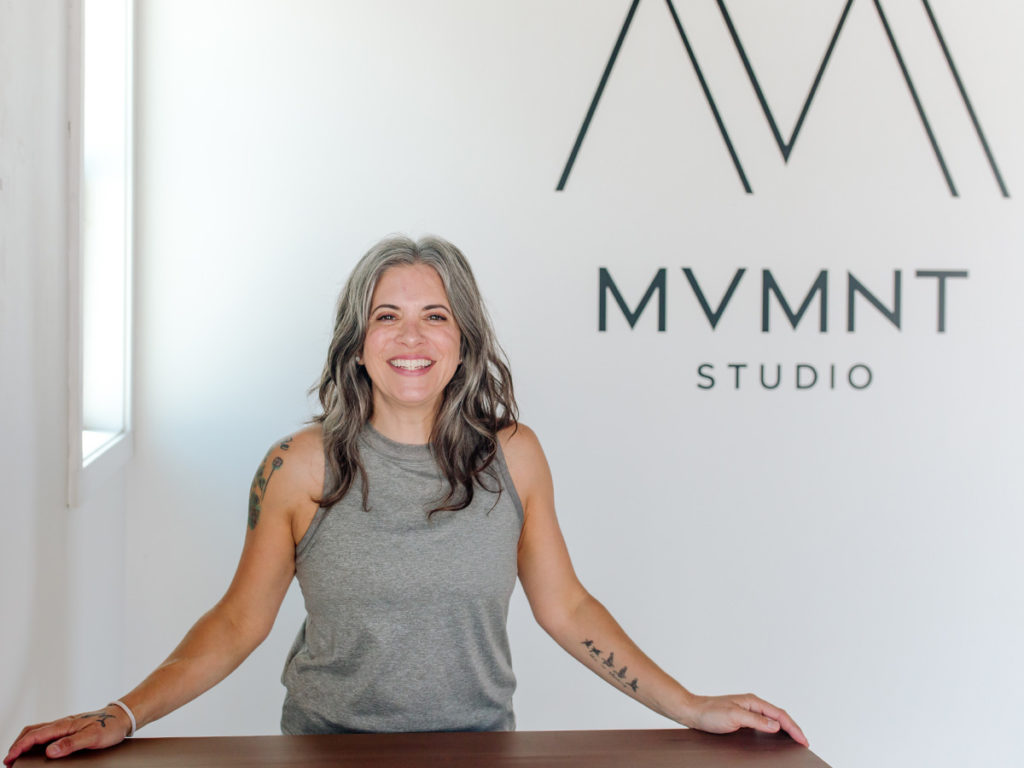 Robin Taylor owner of MVMNT Studio.