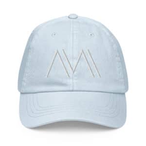 Pastel Baseball Hat with MVMNT logo.